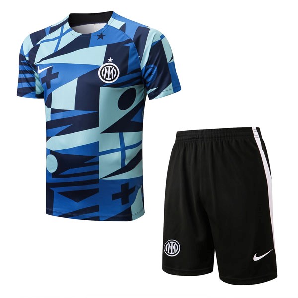 Trainingsshirt Inter Milan Komplett-Set 2022-2023 Blau